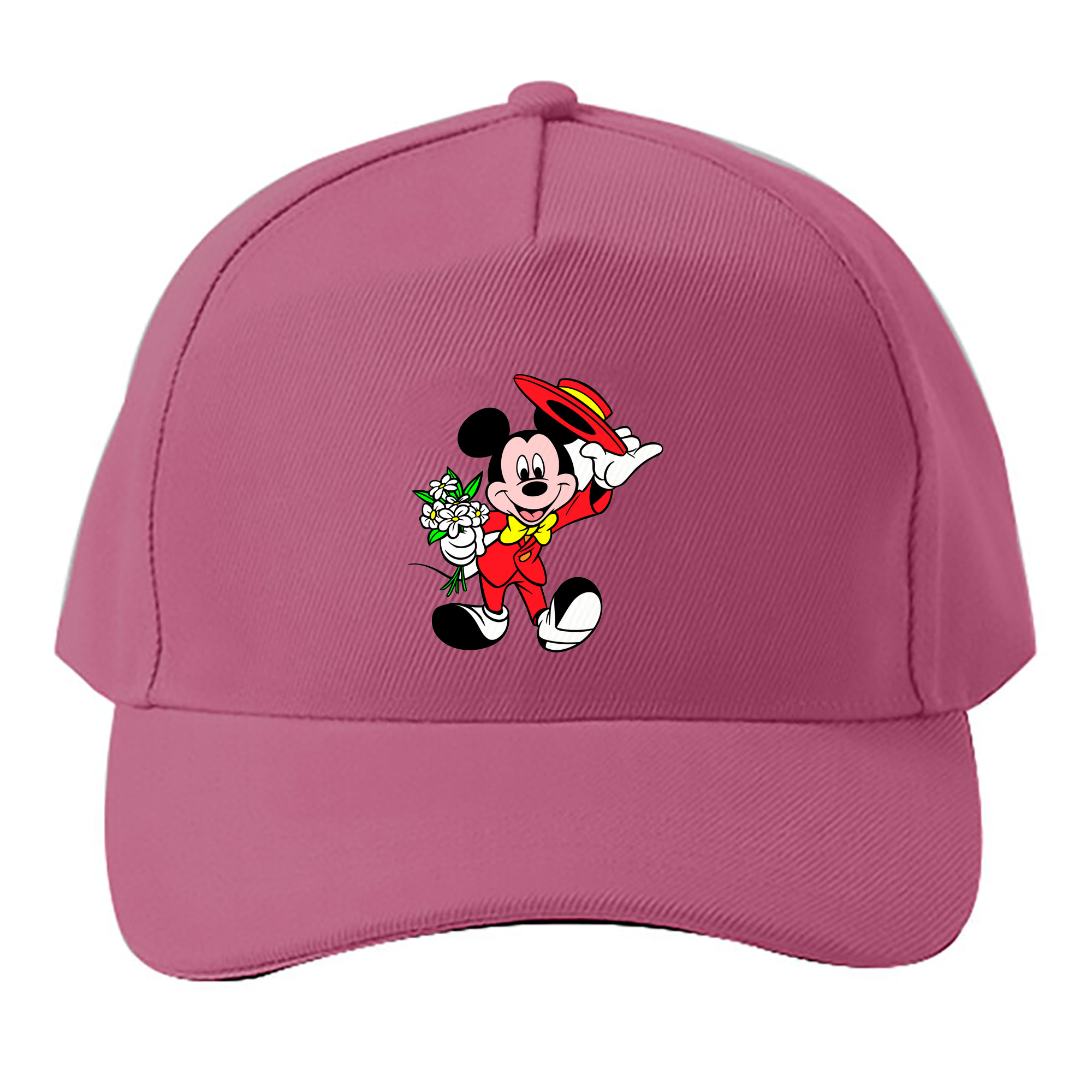 （画像用） ミッキーマウス Mickey Mouse ベースボールキャップ 綿100％ 男女兼用 帽子 スポーツ
